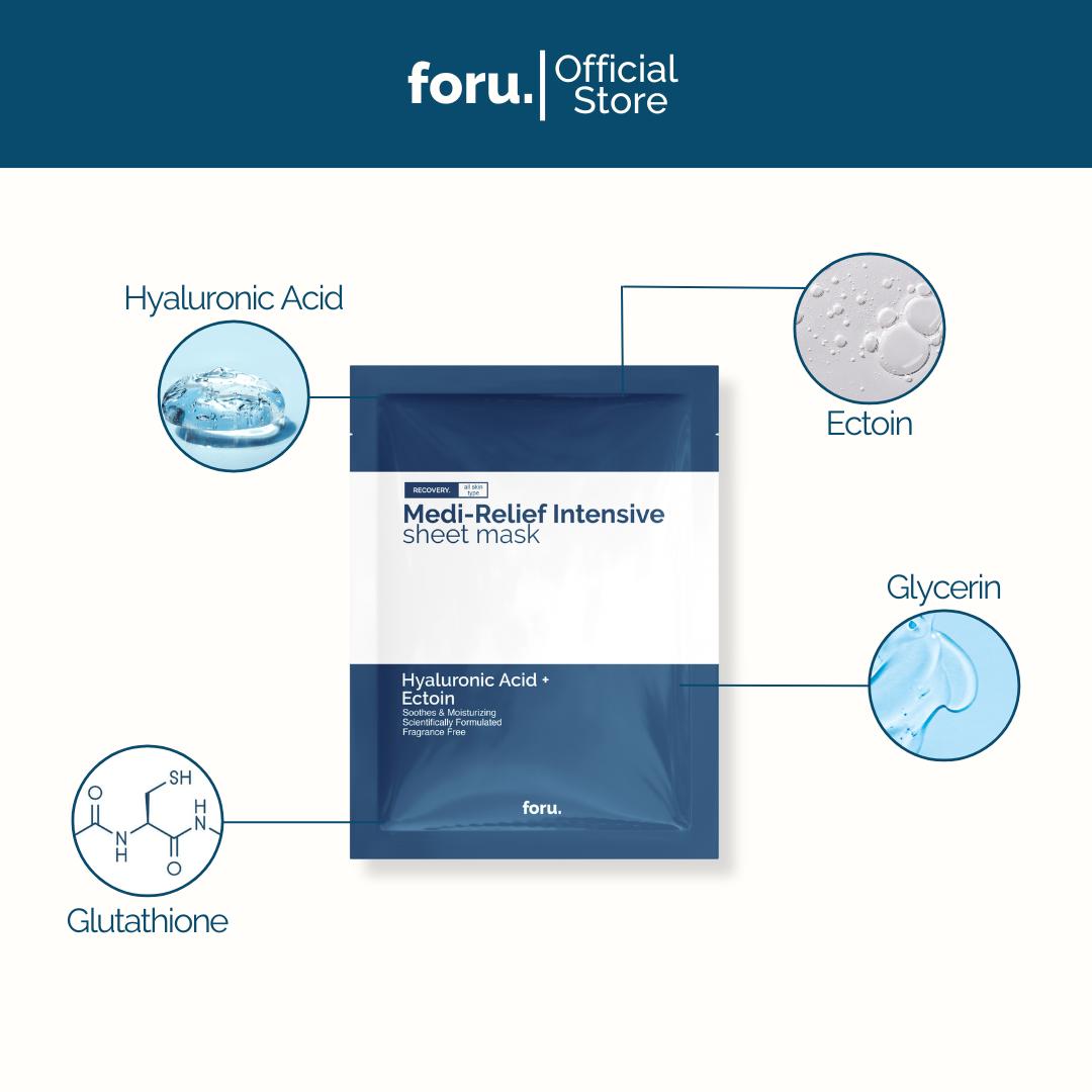 foru. Medi-Relief Intensive Face Sheet Mask